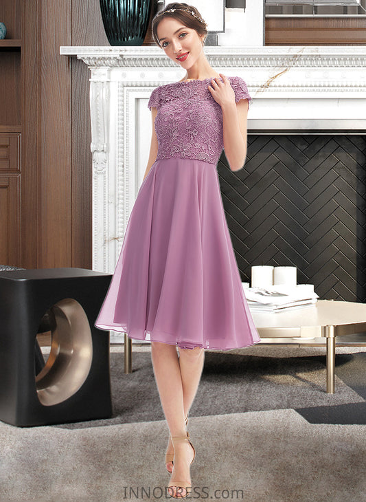 Shea A-Line Scoop Neck Knee-Length Bridesmaid Dress DPP0013119