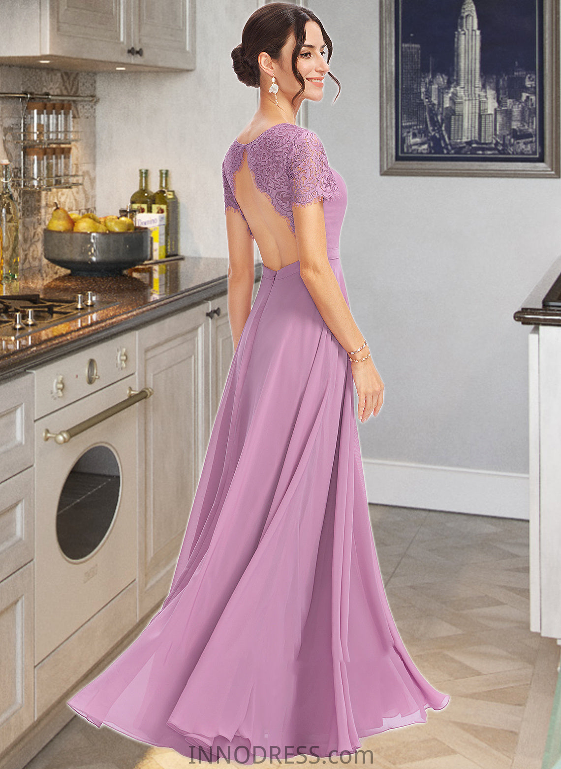 Trudie A-Line Sweetheart Bridesmaid Dress With Lace DPP0013299