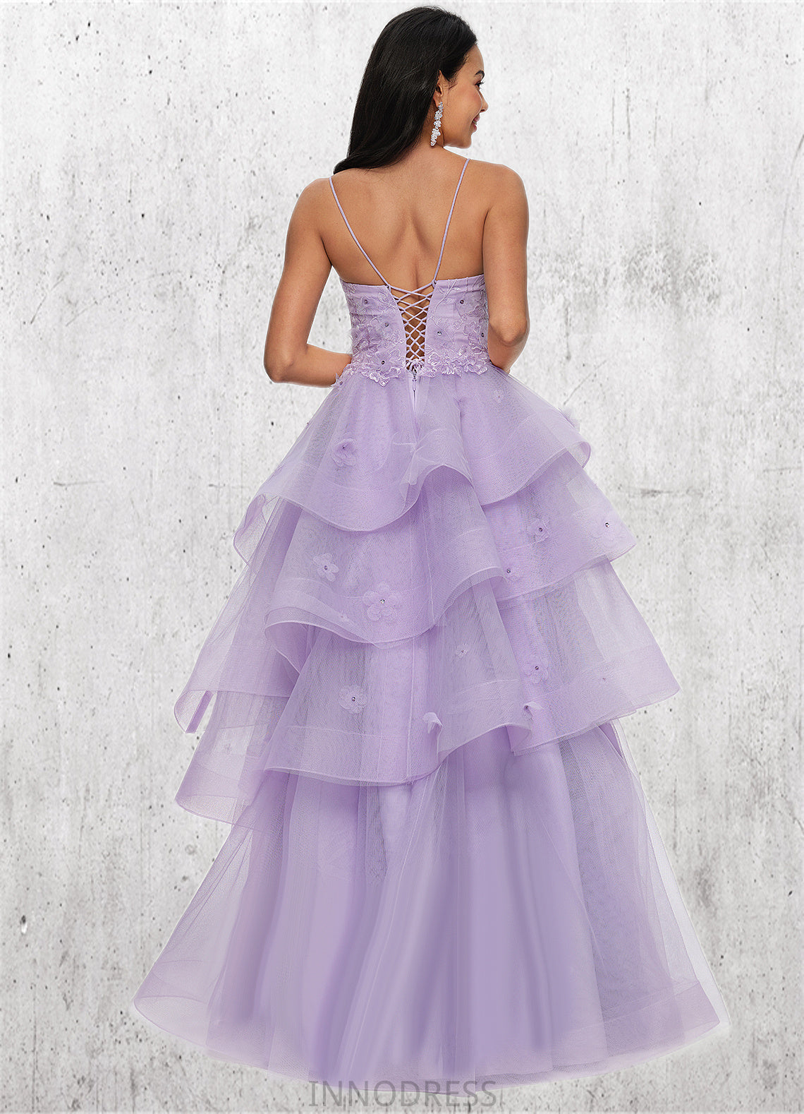 Alyvia Ball-Gown/Princess Sweetheart Floor-Length Tulle Prom Dresses With Beading Sequins DPP0022204