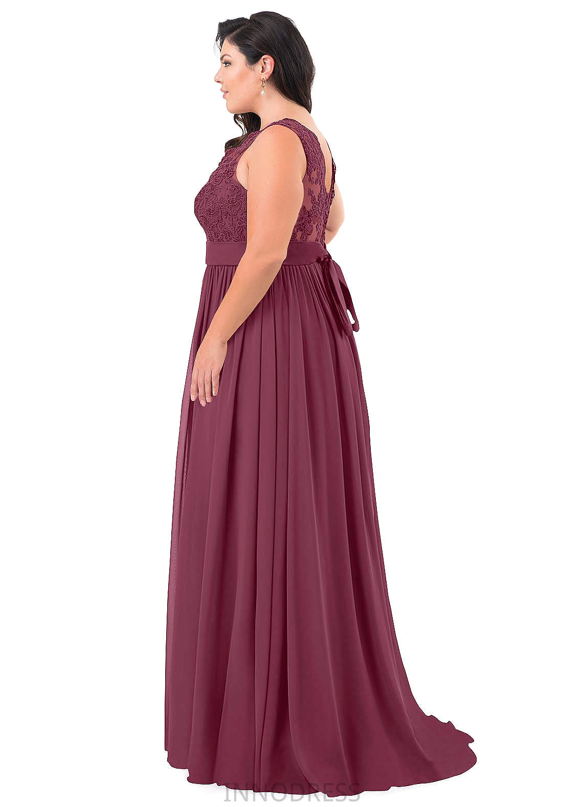 Gemma A-Line/Princess Spaghetti Staps Sleeveless Floor Length Natural Waist Bridesmaid Dresses