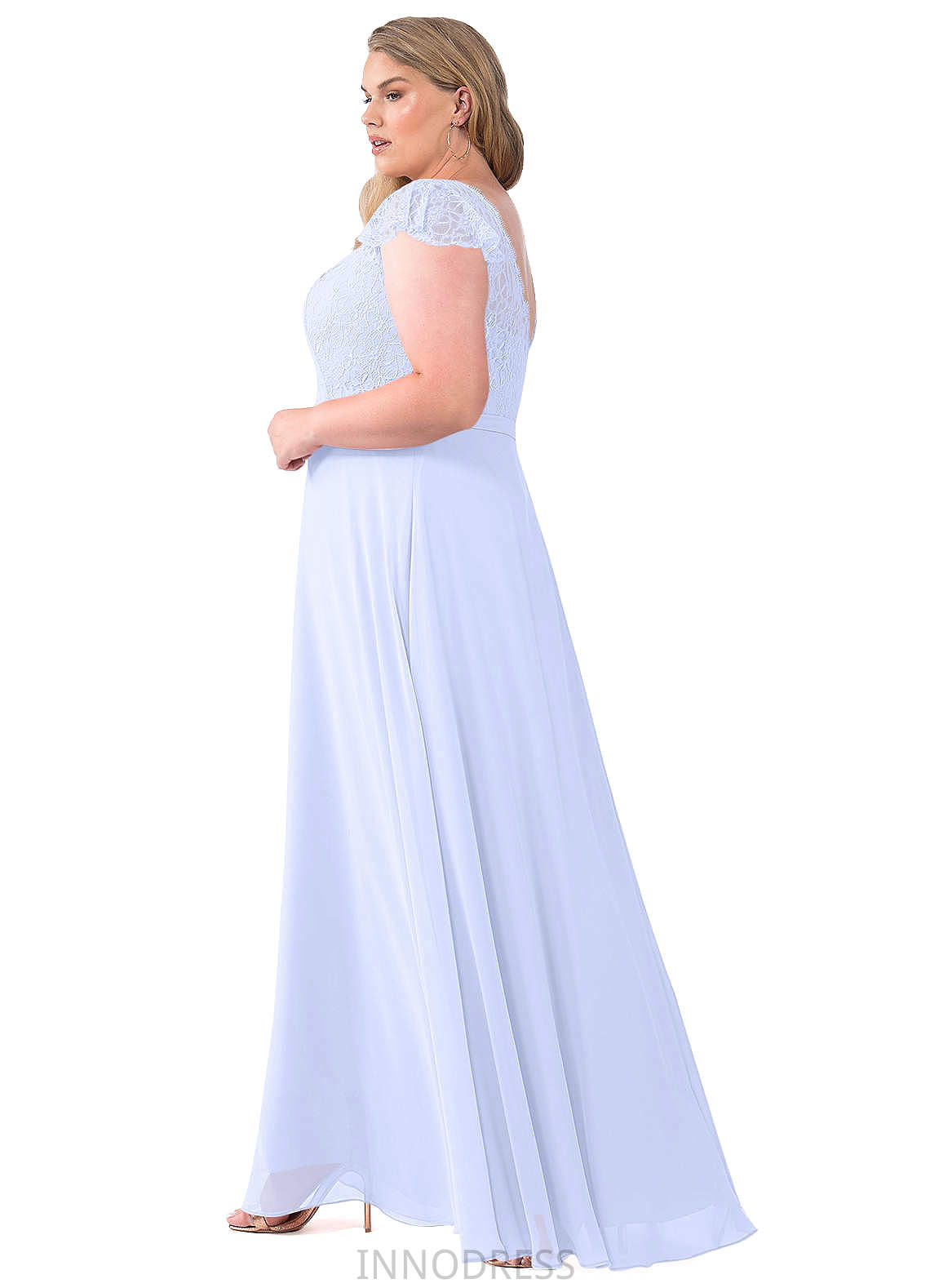 Emerson Sleeveless Floor Length Scoop A-Line/Princess Natural Waist Bridesmaid Dresses