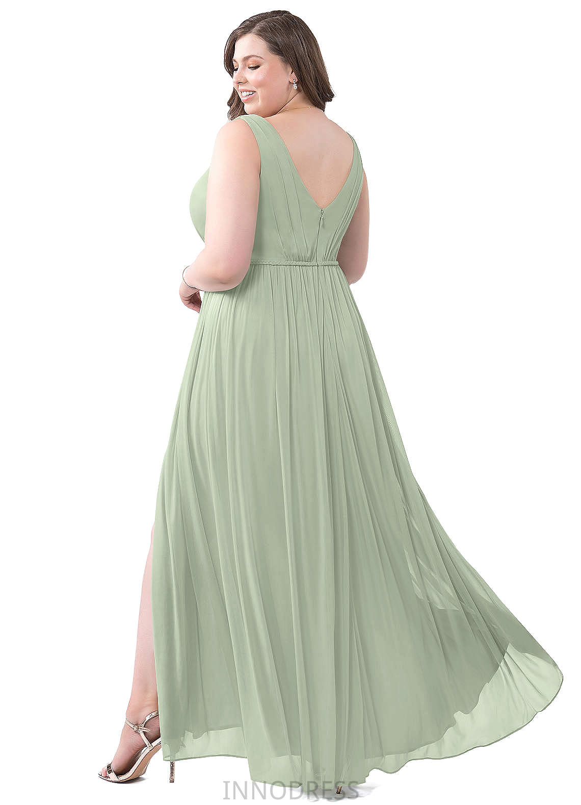 Kimberly Natural Waist Sleeveless Floor Length Sweetheart A-Line/Princess Bridesmaid Dresses