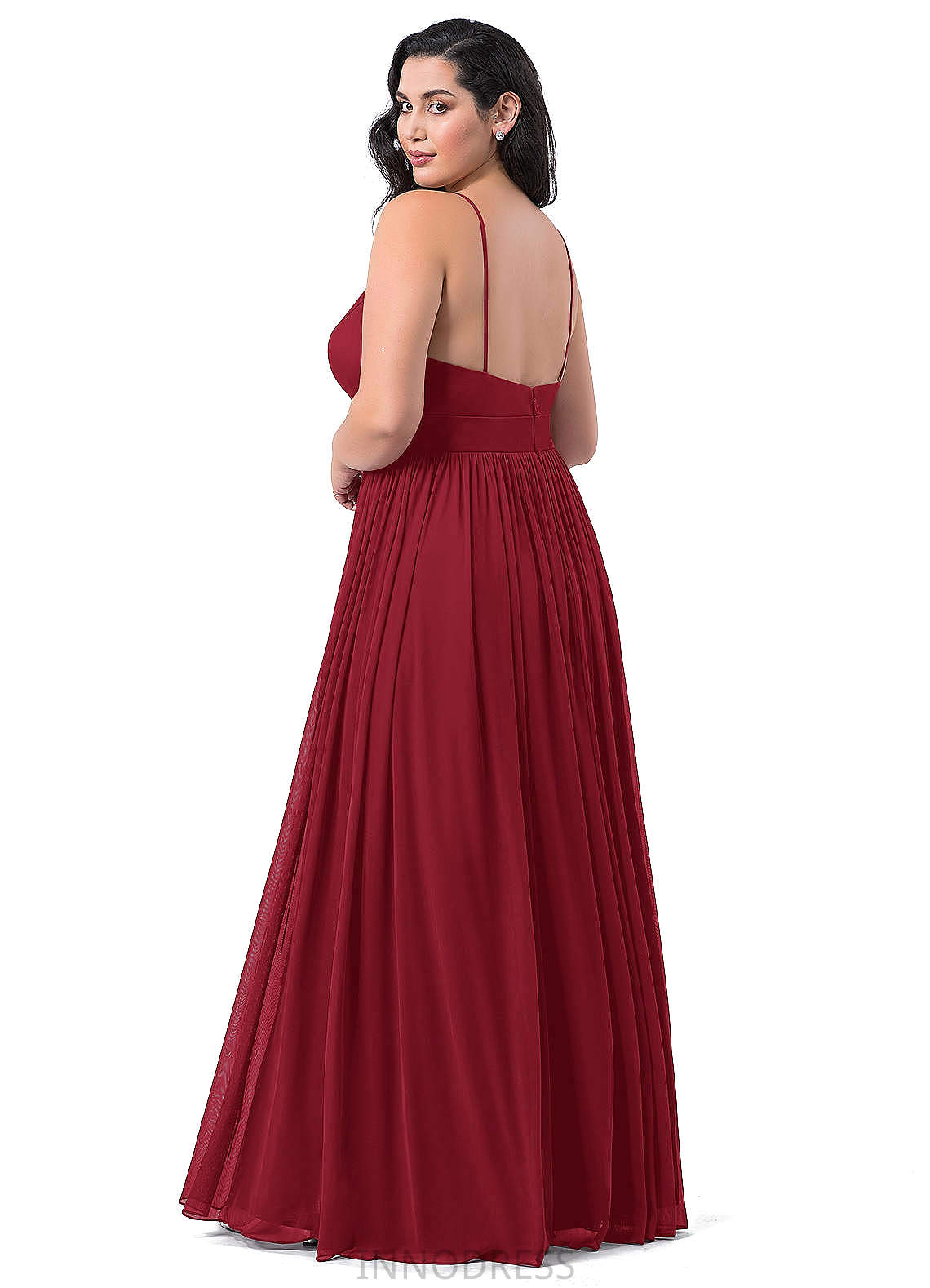 Lilia Floor Length One Shoulder Natural Waist Sleeveless A-Line/Princess Bridesmaid Dresses