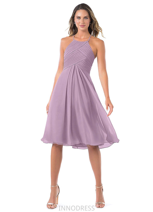 Taliyah Natural Waist Floor Length Spaghetti Staps A-Line/Princess Sleeveless Bridesmaid Dresses