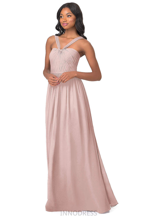 Ayana V-Neck Empire Waist Floor Length A-Line/Princess Half Sleeves Bridesmaid Dresses