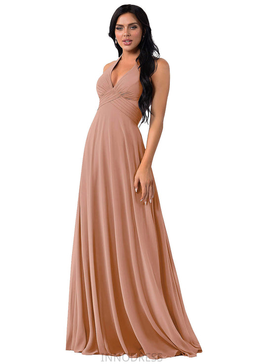 Alina Natural Waist Sheath/Column Spaghetti Staps Satin Tea Length Sleeveless Bridesmaid Dresses