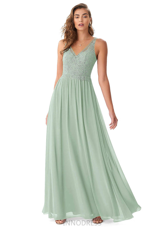 Germaine Floor Length Natural Waist Sleeveless Halter Sheath/Column Bridesmaid Dresses