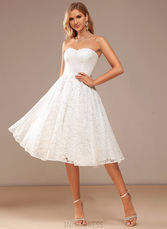 Wedding A-Line Lace Wedding Dresses Dress Milagros Knee-Length Sweetheart