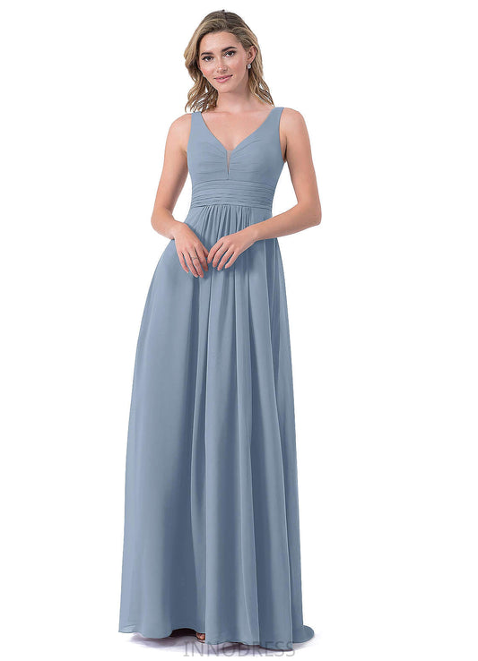 Urania Floor Length Sheath/Column Sleeveless Natural Waist Spandex Spaghetti Staps Bridesmaid Dresses