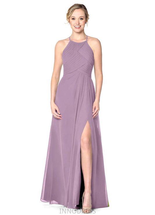 Arabella Sleeveless Floor Length V-Neck A-Line/Princess Natural Waist Bridesmaid Dresses