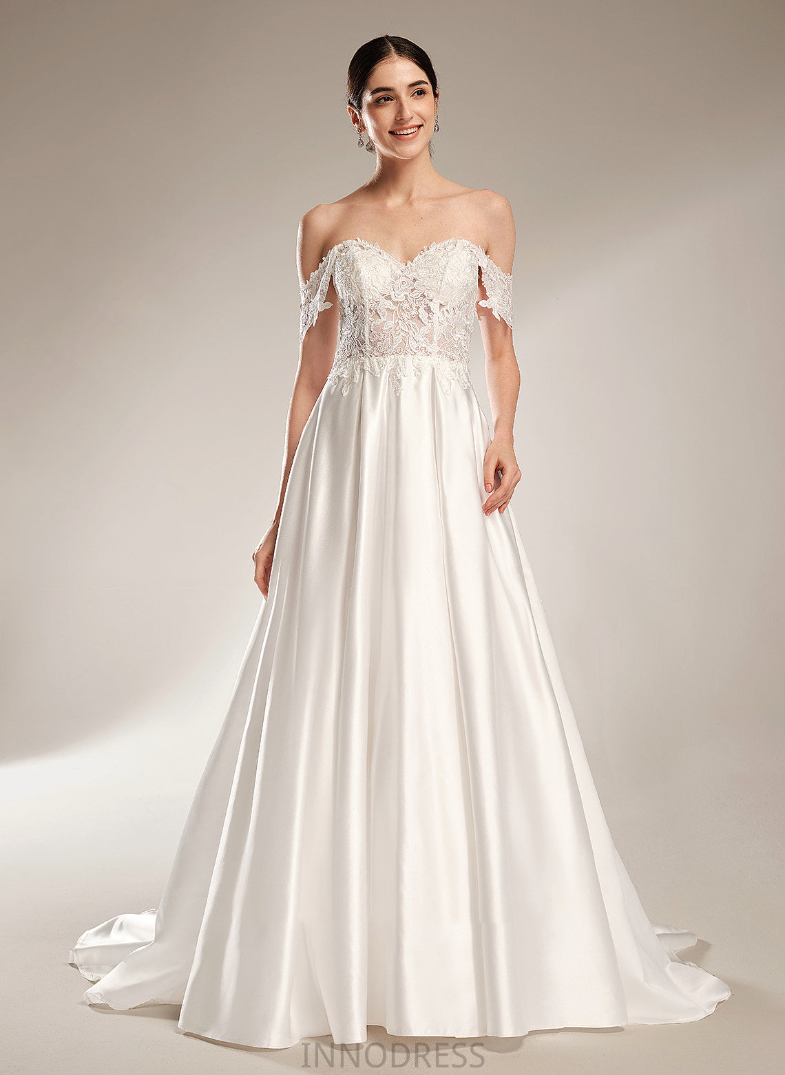 Chapel With Dress Wedding Dresses Sequins Train Sweetheart Yoselin Ball-Gown/Princess Wedding