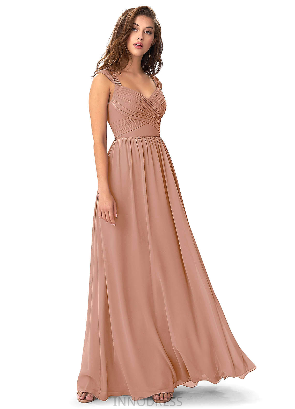 Gracelyn A-Line/Princess Floor Length Sleeveless Sweetheart Natural Waist Bridesmaid Dresses