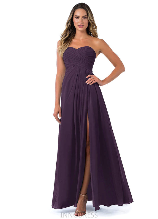 Susan Straps Sheath/Column Floor Length Sleeveless Bridesmaid Dresses