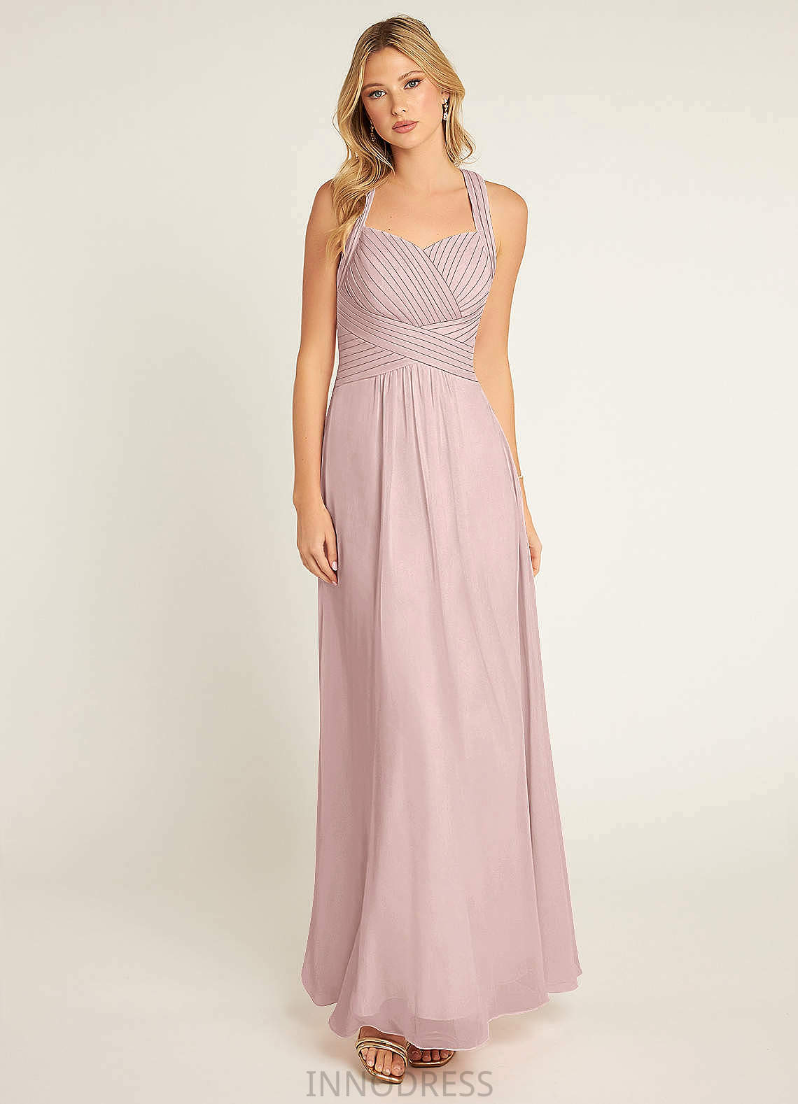 Naima Natural Waist Sleeveless One Shoulder A-Line/Princess High Low Bridesmaid Dresses