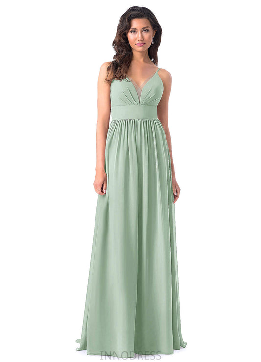 Xiomara Natural Waist Floor Length Sleeveless Sweetheart A-Line/Princess Bridesmaid Dresses