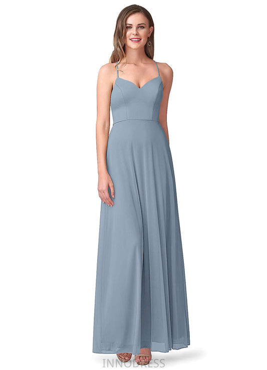 Avery Natural Waist Knee Length One Shoulder A-Line/Princess Sleeveless Bridesmaid Dresses