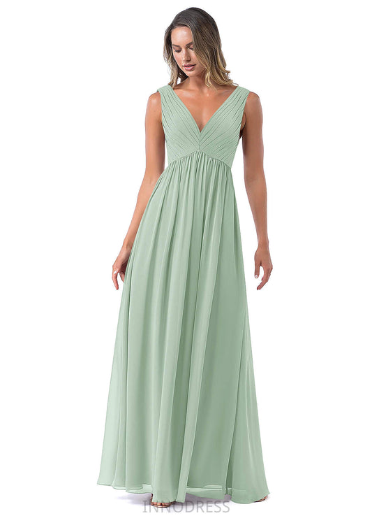 Marisol Sleeveless Floor Length Sweetheart A-Line/Princess Natural Waist Bridesmaid Dresses