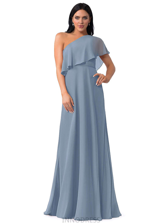 Jaida A-Line/Princess V-Neck Natural Waist Floor Length Sleeveless Bridesmaid Dresses