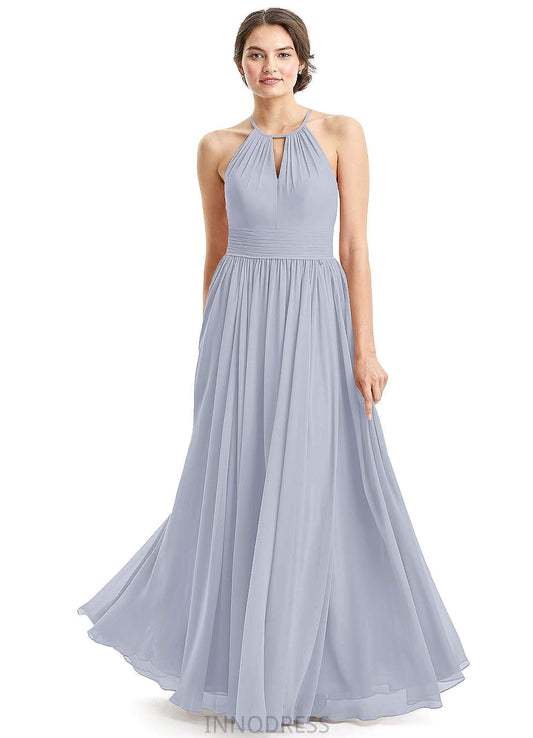 Cameron Straps A-Line/Princess Sleeveless Natural Waist Floor Length Bridesmaid Dresses