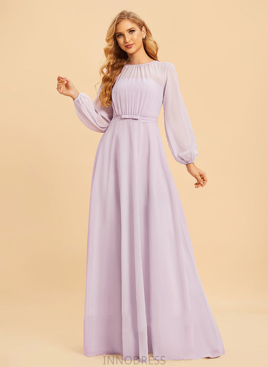 ScoopNeck Floor-Length Silhouette Bow(s) Neckline A-Line Fabric Embellishment Length Esperanza A-Line/Princess Off The Shoulder Bridesmaid Dresses