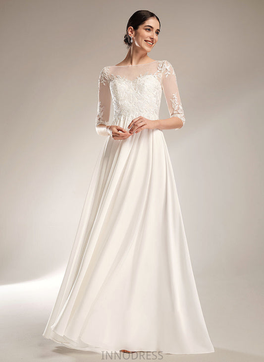 Dress Wedding Dresses Sweep With Sequins A-Line Marisa Illusion Wedding Train