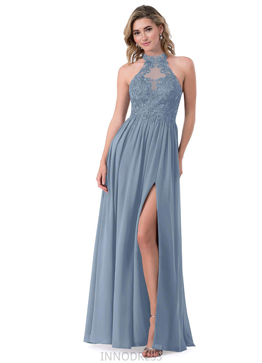 Charlize A-Line/Princess Sleeveless Spaghetti Staps Floor Length Natural Waist Bridesmaid Dresses