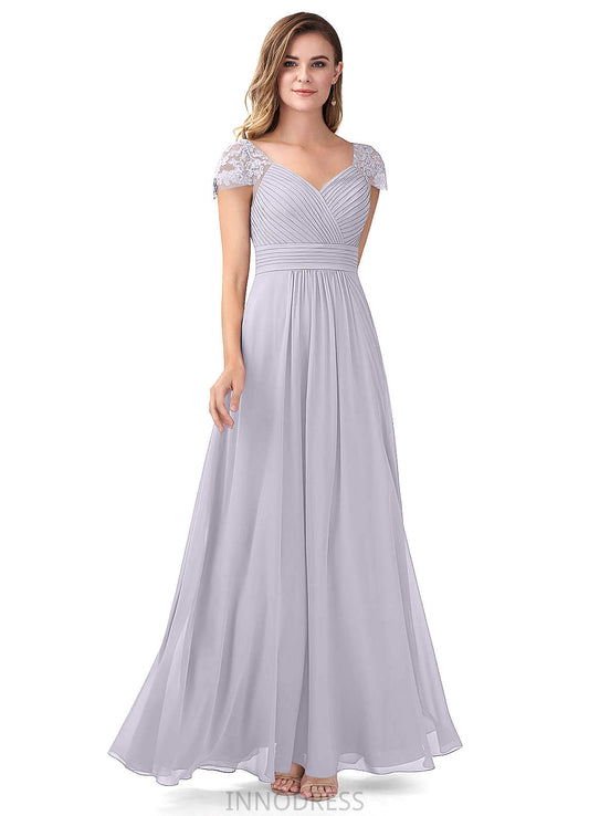 Hillary A-Line/Princess Natural Waist Sleeveless Sweetheart Floor Length Bridesmaid Dresses