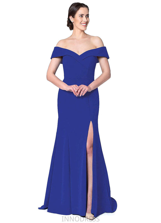 Joanna A-Line/Princess Sleeveless Floor Length Spaghetti Staps Natural Waist Bridesmaid Dresses