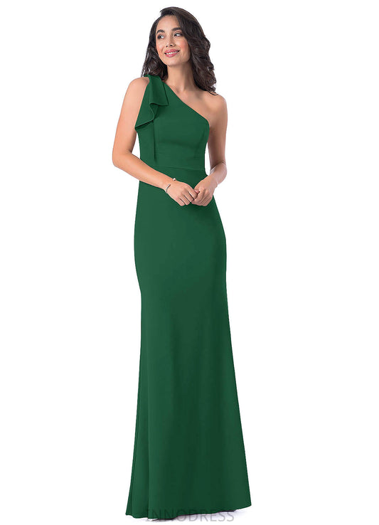 Meghan A-Line/Princess V-Neck Floor Length Sleeveless Natural Waist Bridesmaid Dresses