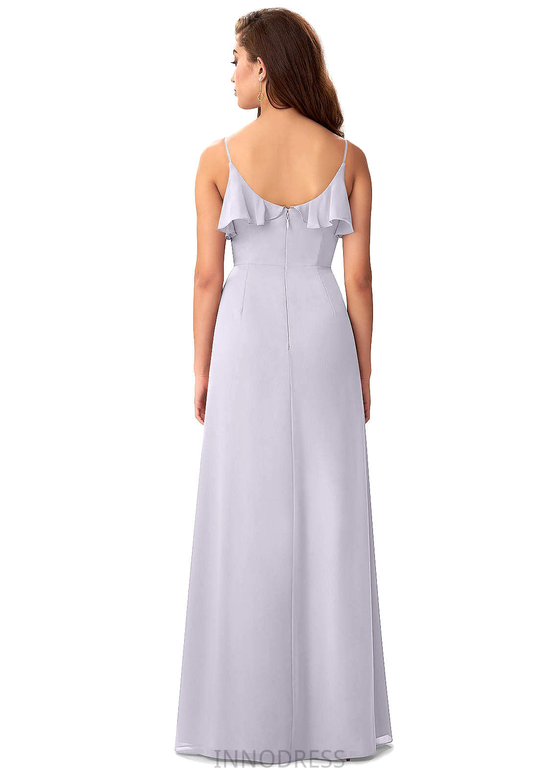 Ashlee A-Line/Princess Straps Floor Length Natural Waist Sleeveless Bridesmaid Dresses