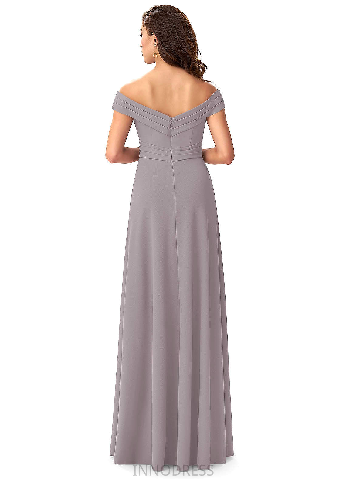 Gwendoline Straps Sleeveless A-Line/Princess Natural Waist Floor Length Bridesmaid Dresses