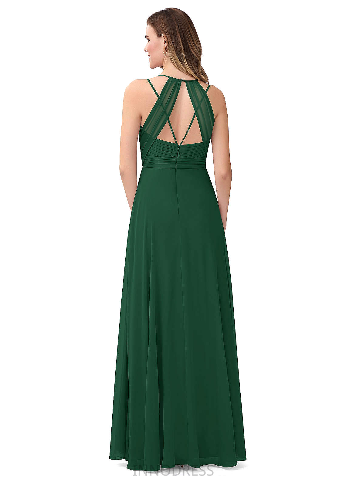 Jode Sequins Trumpet/Mermaid Floor Length Scoop Natural Waist Sleeveless Bridesmaid Dresses