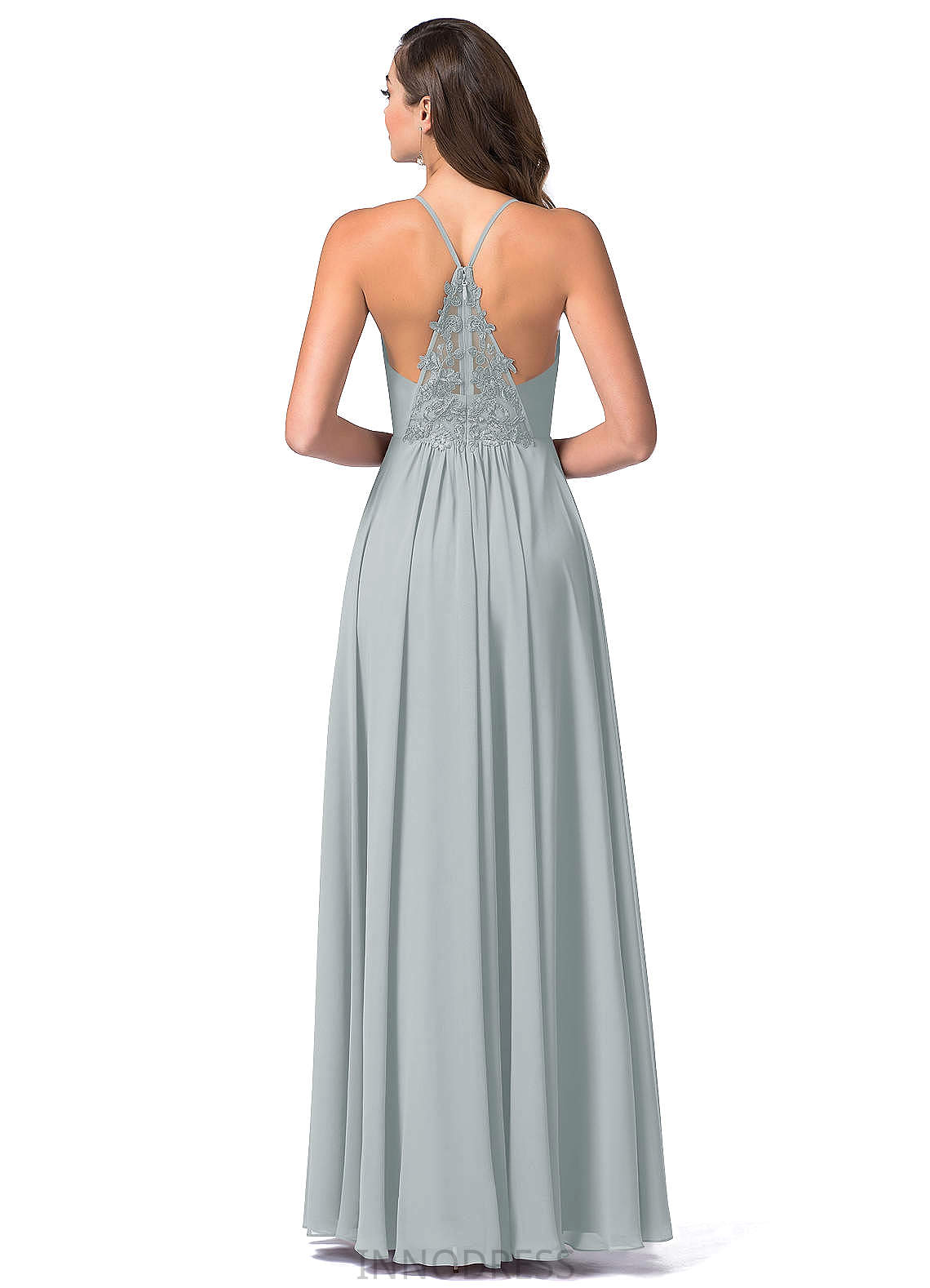 Camila A-Line/Princess Floor Length Natural Waist Scoop Sleeveless Bridesmaid Dresses