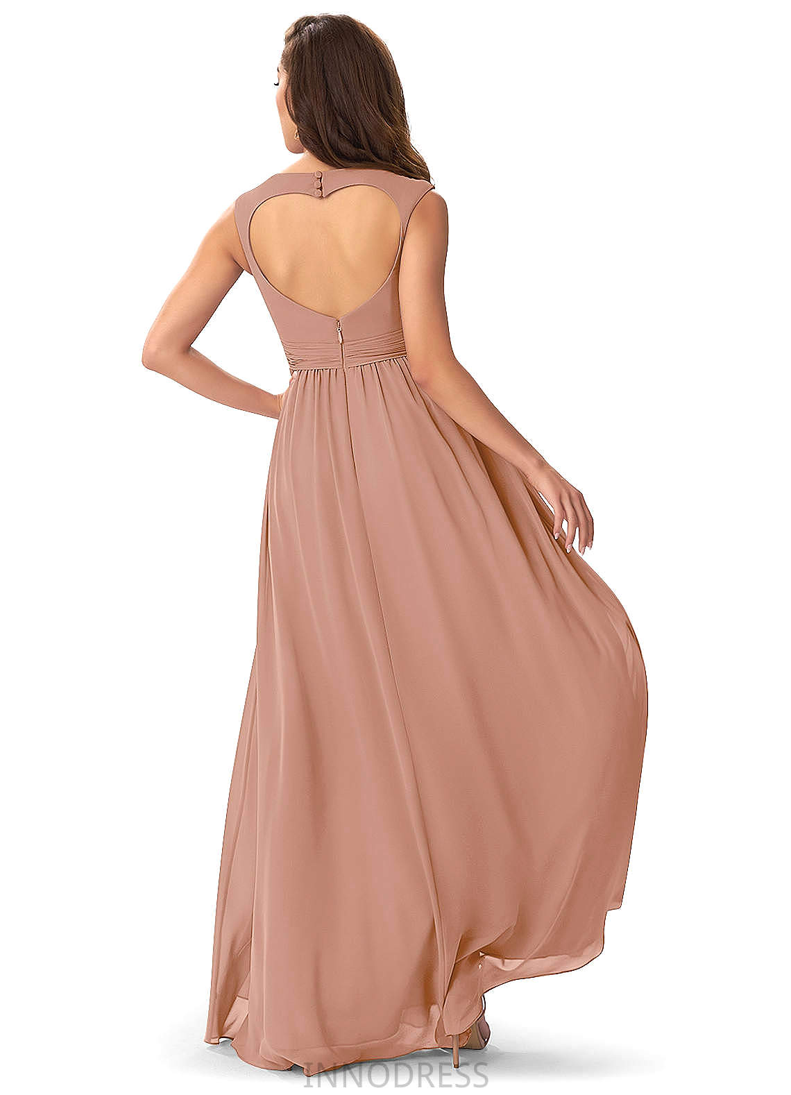 Gracelyn A-Line/Princess Floor Length Sleeveless Sweetheart Natural Waist Bridesmaid Dresses