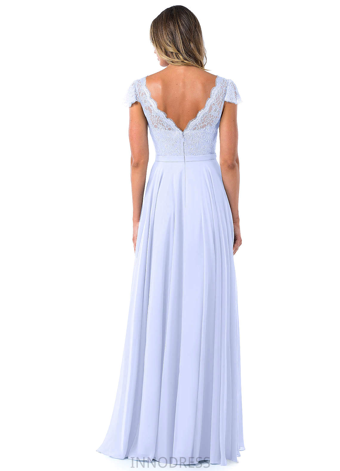 Emerson Sleeveless Floor Length Scoop A-Line/Princess Natural Waist Bridesmaid Dresses