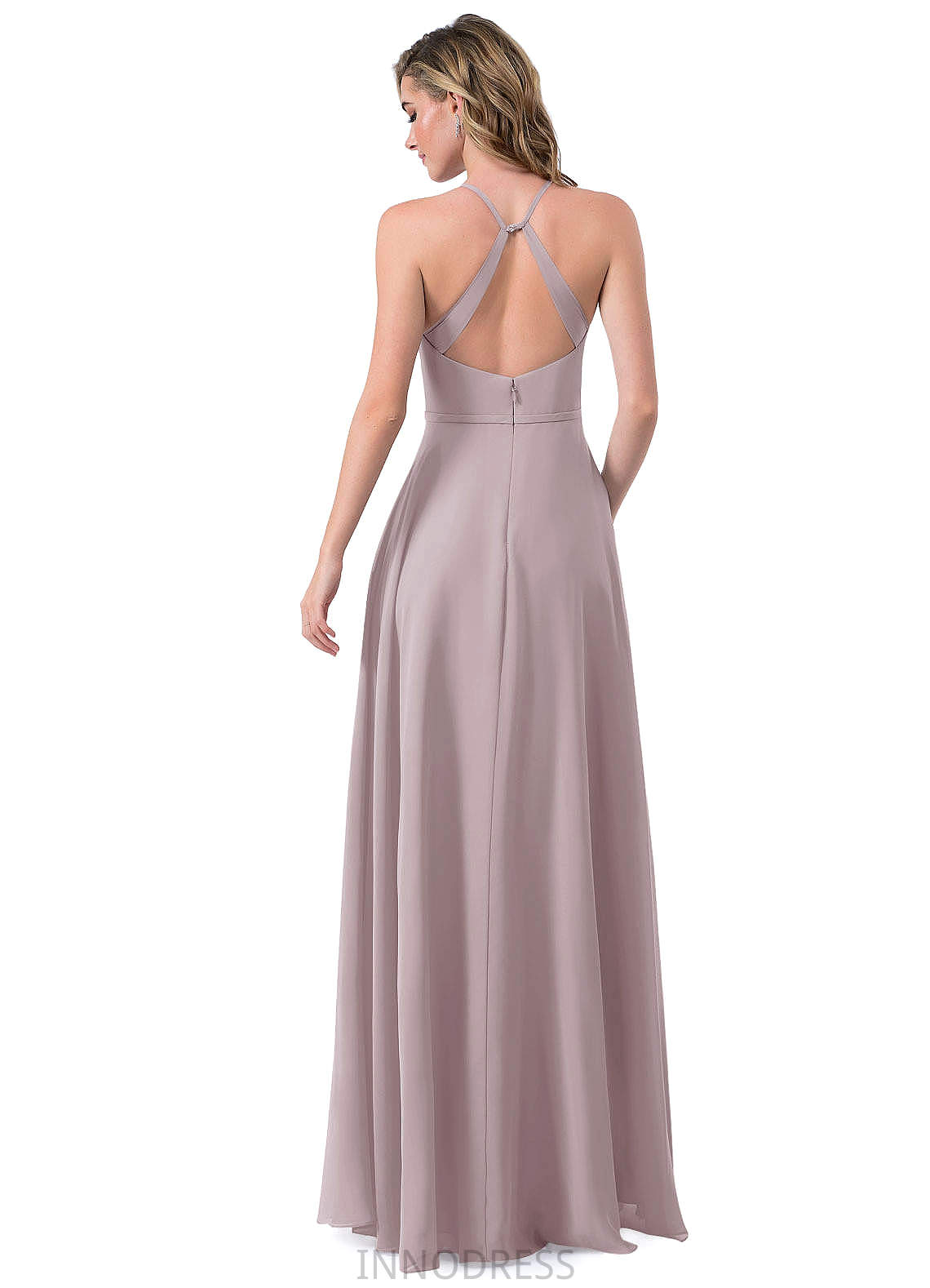 Juliette A-Line/Princess Floor Length Straps Natural Waist Sleeveless Bridesmaid Dresses