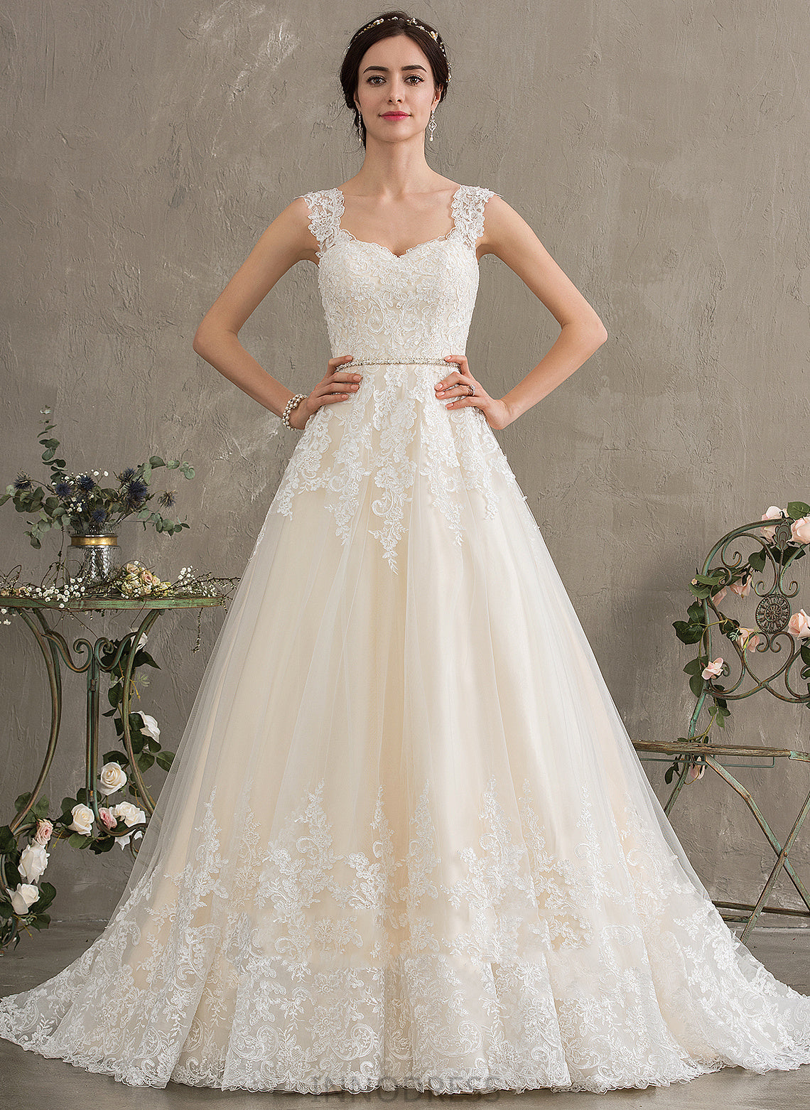 Beading Lace Kiara Wedding Dresses Court Sequins With Ball-Gown/Princess Train Sweetheart Tulle Dress Wedding