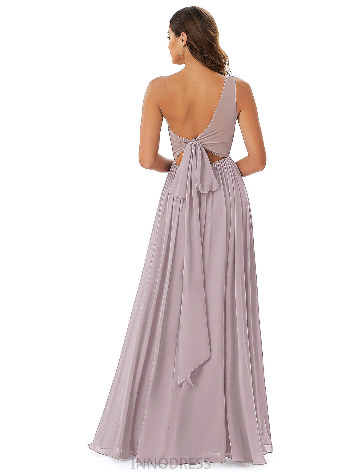 Patience Scoop Sleeveless Floor Length Natural Waist A-Line/Princess Bridesmaid Dresses