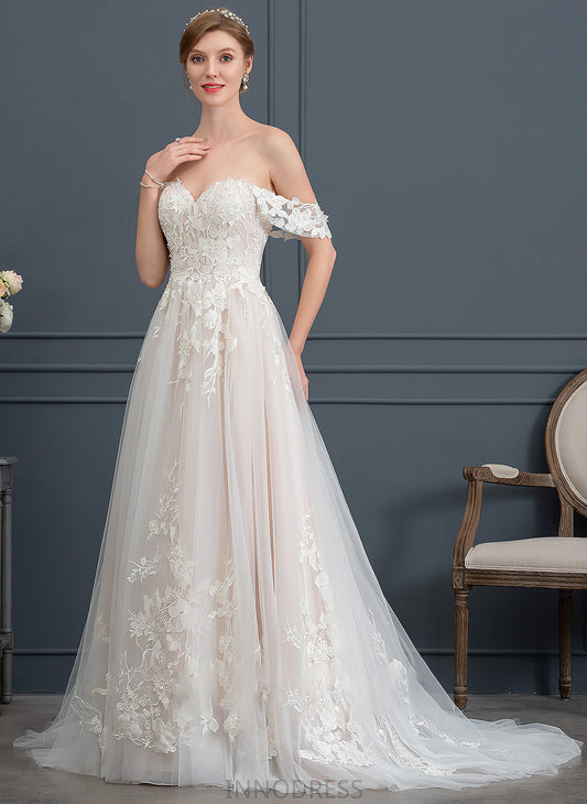 Dress Wedding Ariel Tulle Sweep Wedding Dresses Train Sweetheart Ball-Gown/Princess