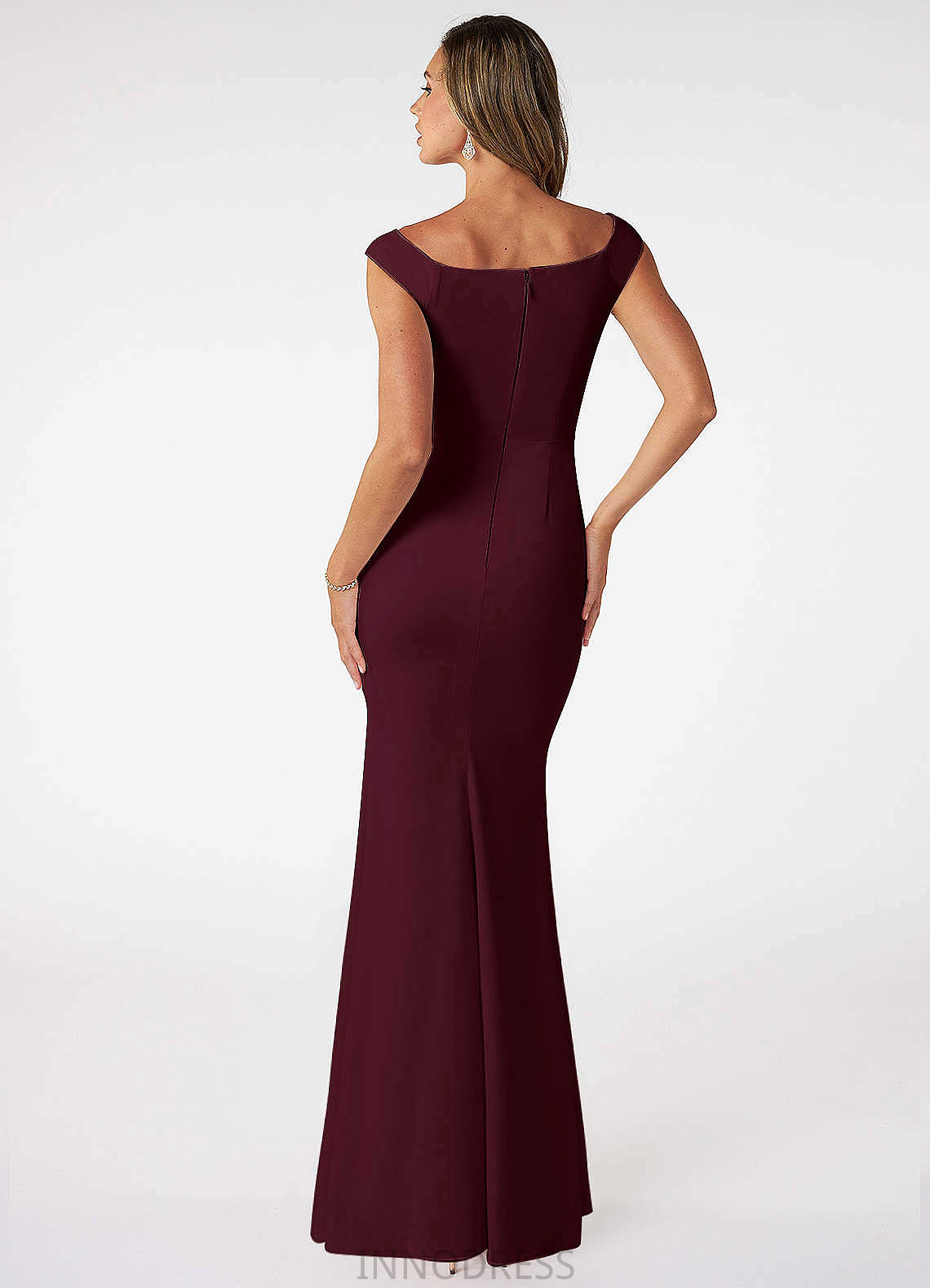 Hedda Spaghetti Staps A-Line/Princess Sleeveless Floor Length Natural Waist Bridesmaid Dresses