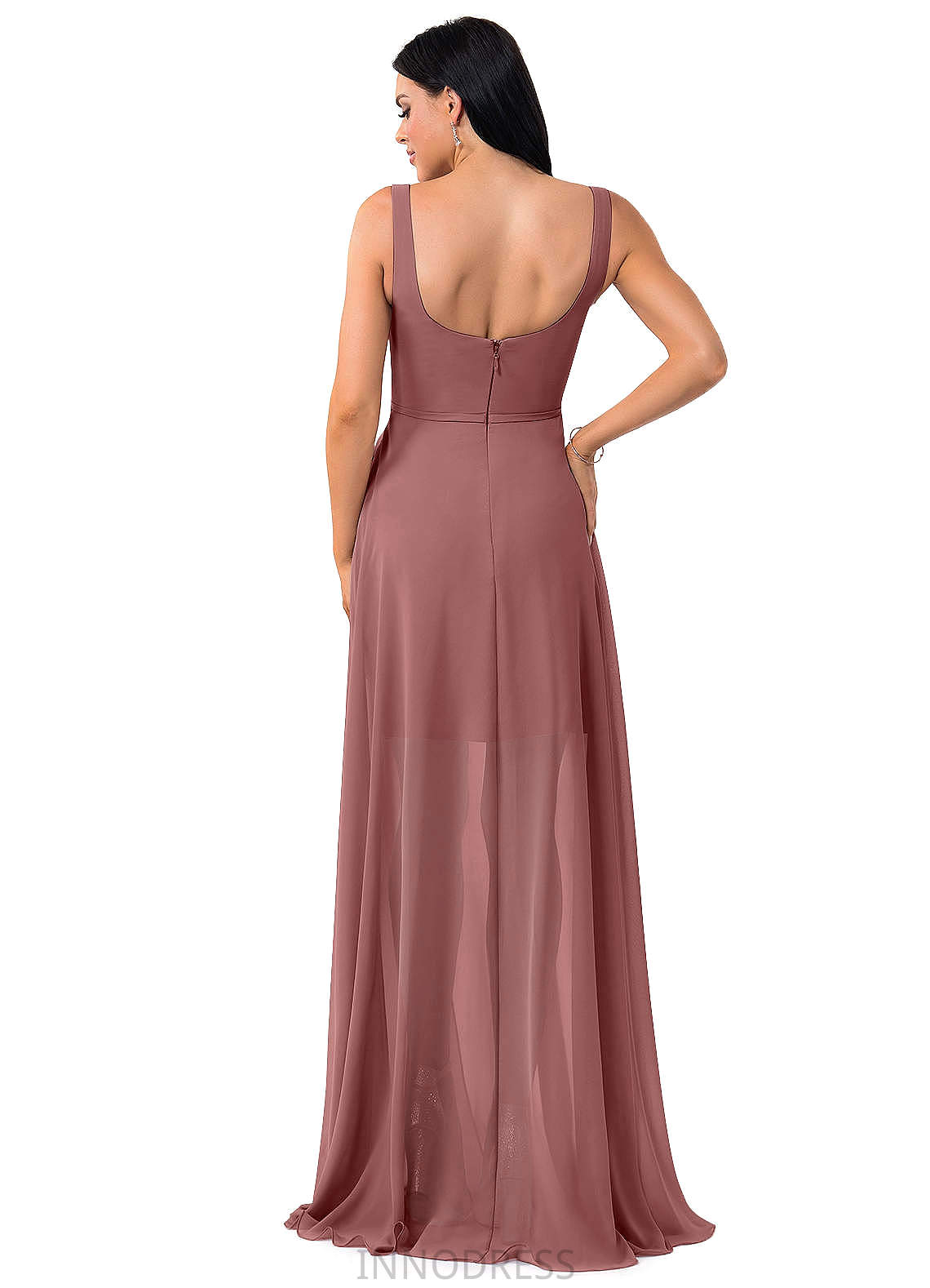 Shelby Sleeveless Natural Waist Scoop Tea Length A-Line/Princess Bridesmaid Dresses