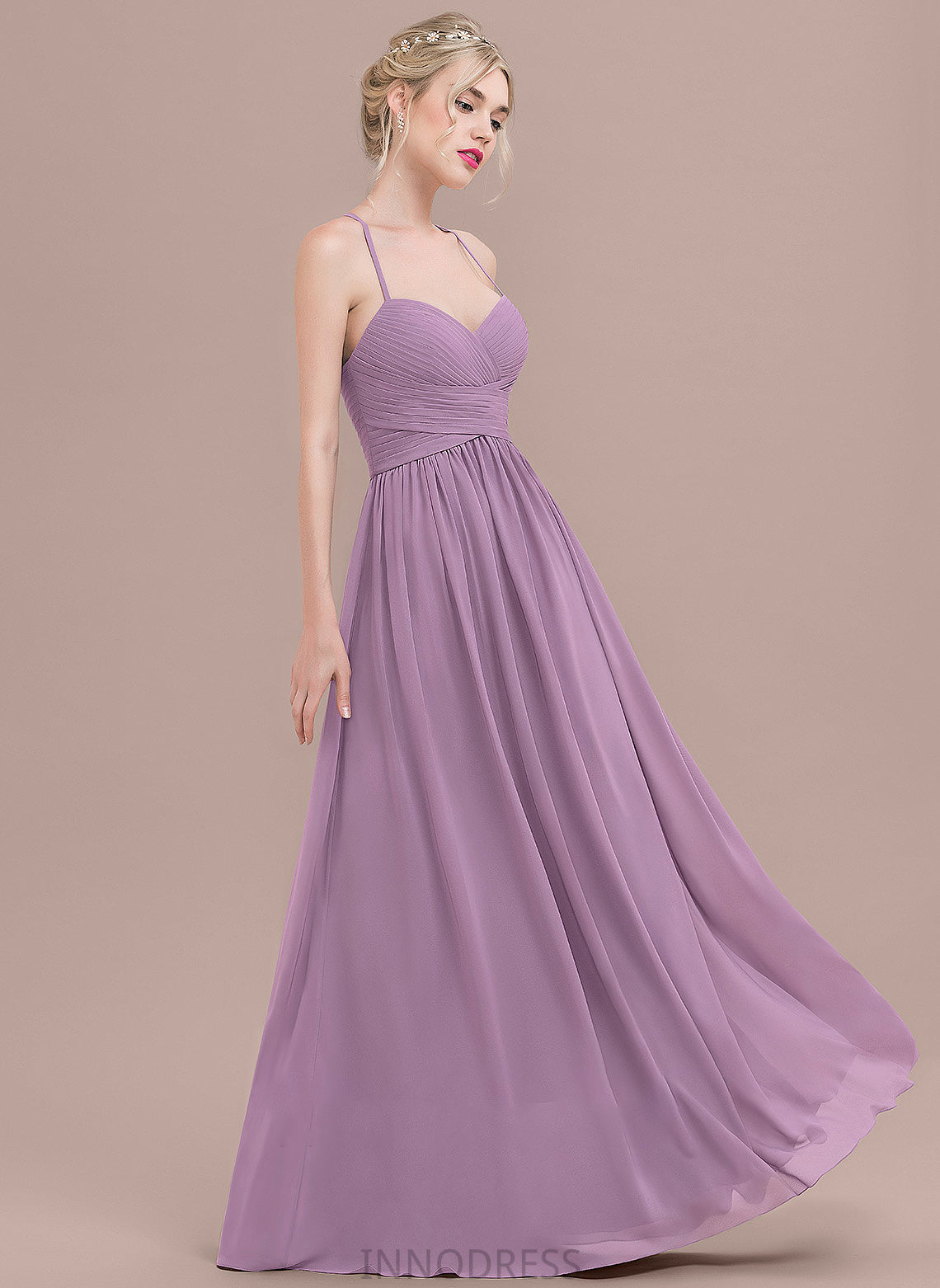 Prom Dresses Zara Chiffon A-Line With Sweetheart Floor-Length Ruffle