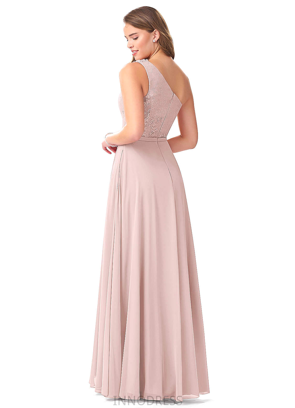 Roberta Sleeveless Floor Length Natural Waist Trumpet/Mermaid Off The Shoulder Spandex Bridesmaid Dresses