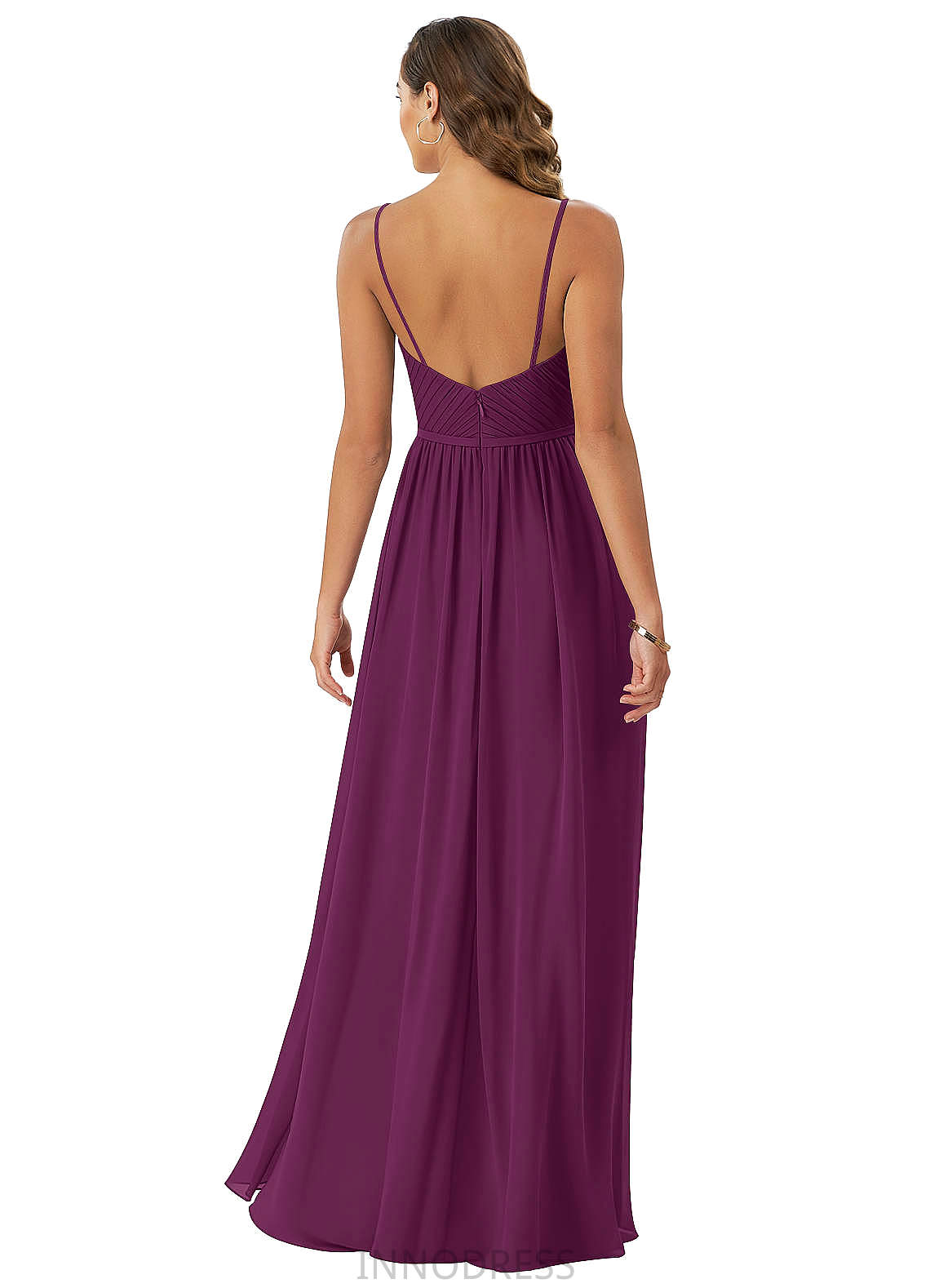 Selena A-Line/Princess Natural Waist Floor Length One Shoulder Sleeveless Bridesmaid Dresses