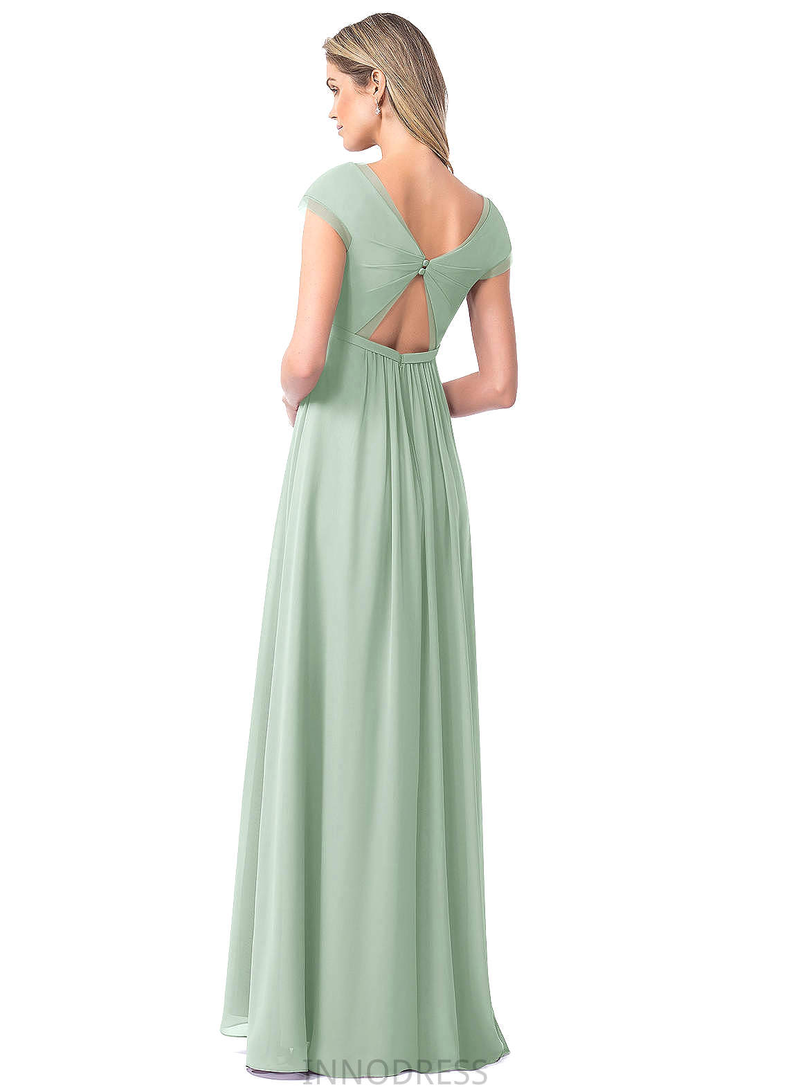 Jayden Floor Length Natural Waist Sleeveless A-Line/Princess Off The Shoulder Bridesmaid Dresses