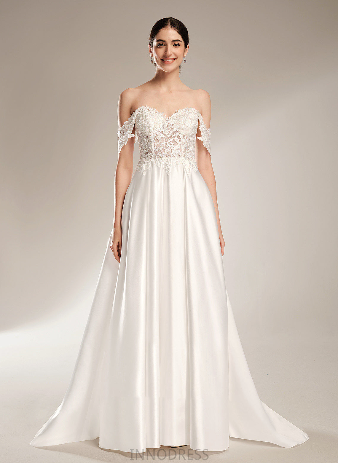 Chapel With Dress Wedding Dresses Sequins Train Sweetheart Yoselin Ball-Gown/Princess Wedding