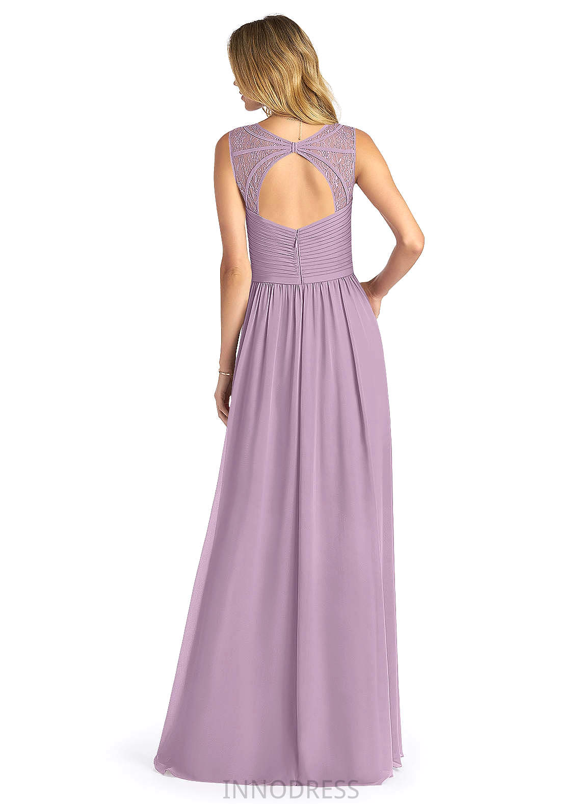 Lauretta Floor Length Natural Waist V-Neck A-Line/Princess Short Sleeves Bridesmaid Dresses