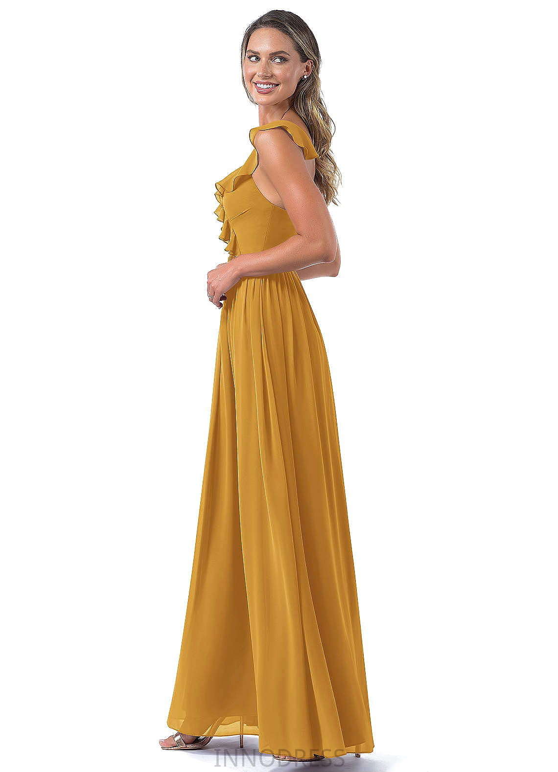 Poll Sleeveless Floor Length Natural Waist A-Line/Princess Sweetheart Bridesmaid Dresses