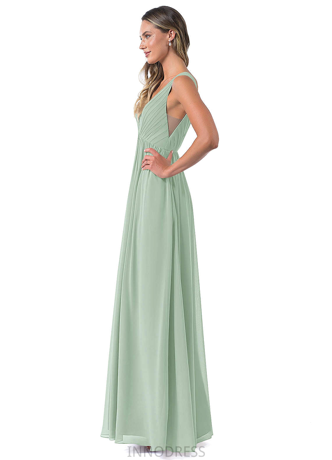 Marisol Sleeveless Floor Length Sweetheart A-Line/Princess Natural Waist Bridesmaid Dresses