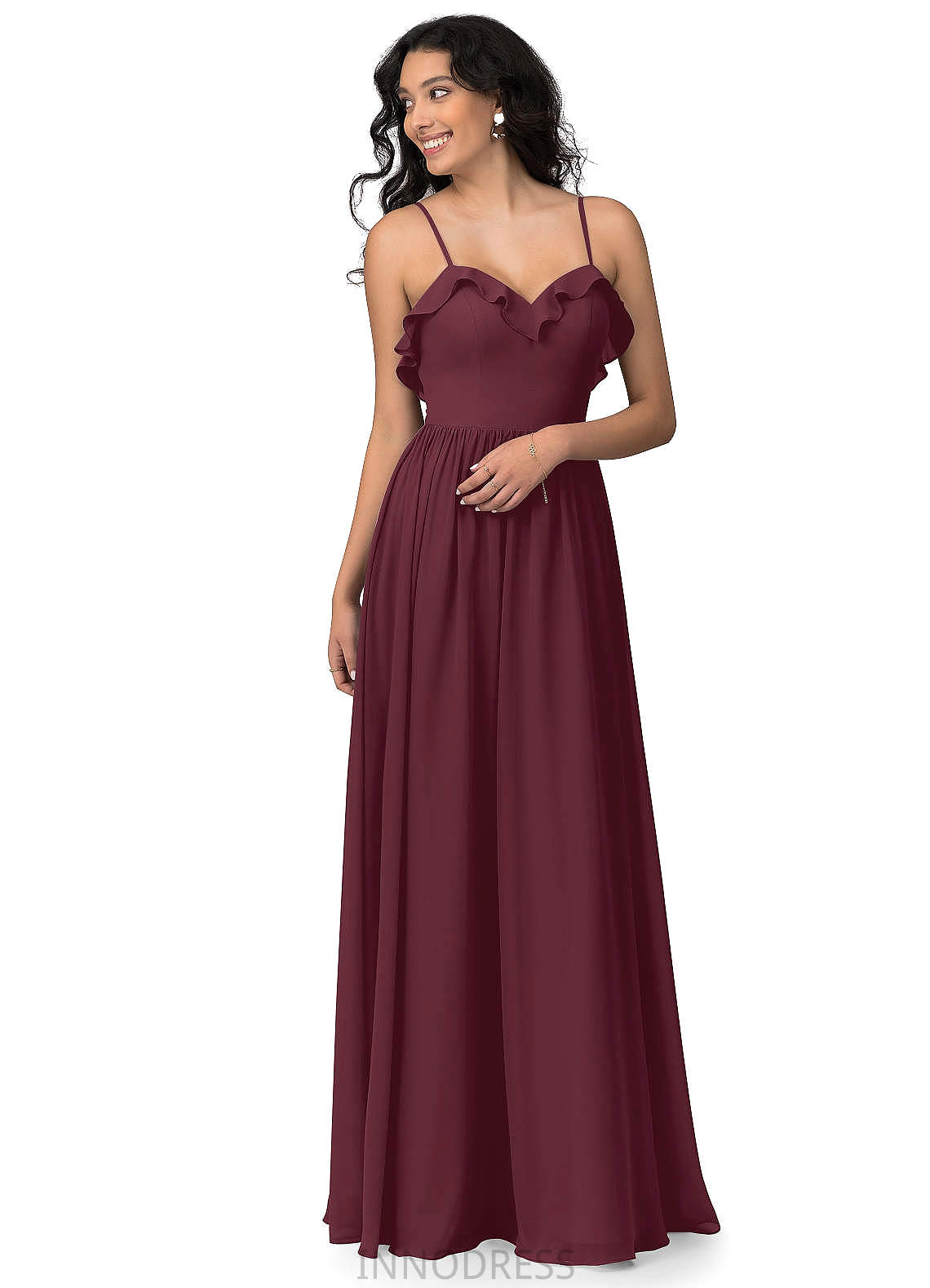 Taryn Sweetheart A-Line/Princess Natural Waist Floor Length Sleeveless Bridesmaid Dresses